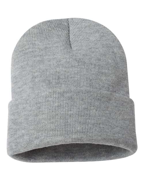 12" Solid Cuffed Beanie - Image 30