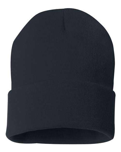 12" Solid Cuffed Beanie - Image 48