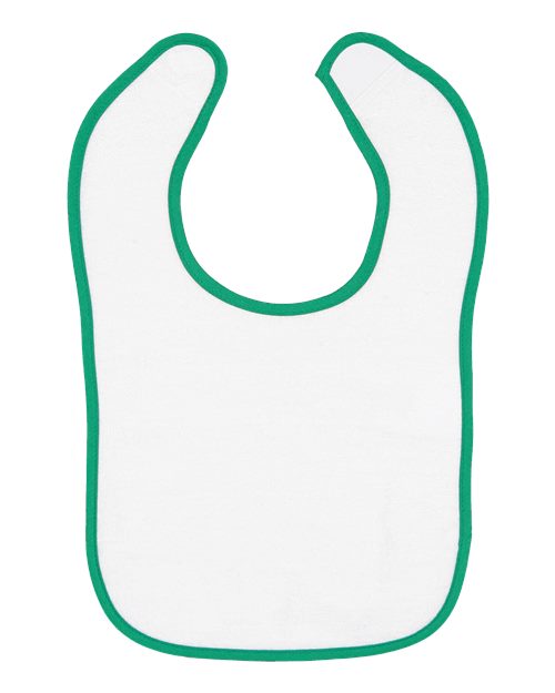 Infant Contrast Trim Terry Bib - Image 5