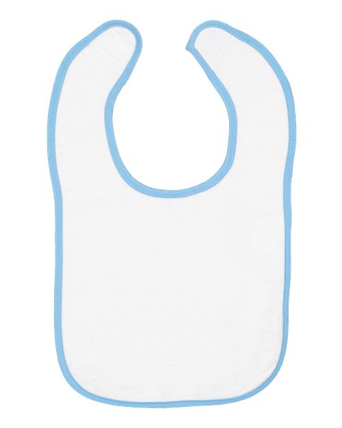 Infant Contrast Trim Terry Bib - Image 6