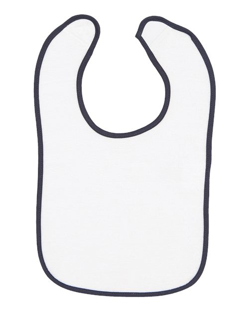 Infant Contrast Trim Terry Bib - Image 7