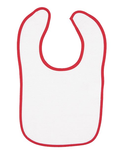 Infant Contrast Trim Terry Bib - Image 11