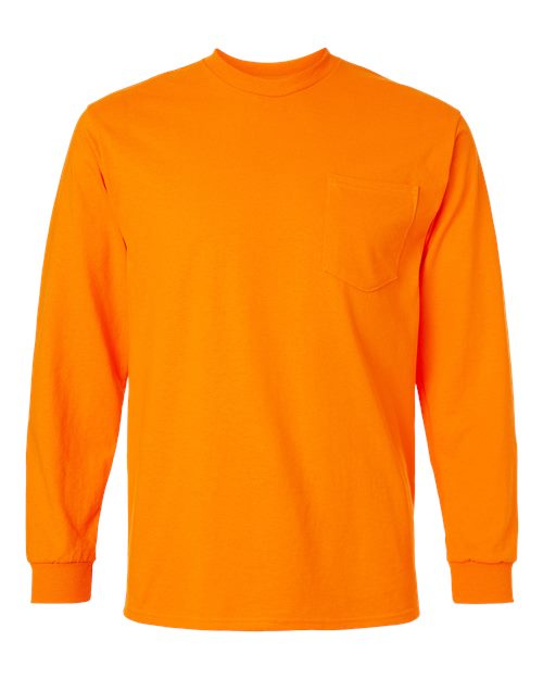 Unisex Ultra Cotton® Long Sleeve Pocket T-Shirt - Image 7