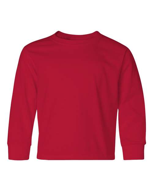 Youth Dri-Power® Long Sleeve 50/50 T-Shirt - Image 22