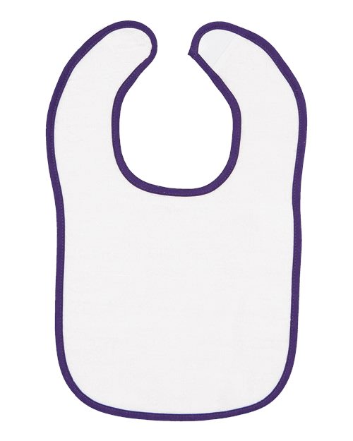 Infant Contrast Trim Terry Bib - Image 10