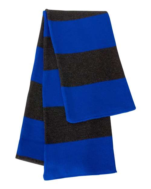 Rugby-Striped Knit Scarf - Image 24