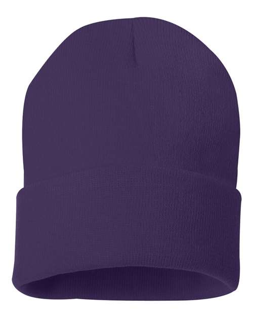 12" Solid Cuffed Beanie - Image 61