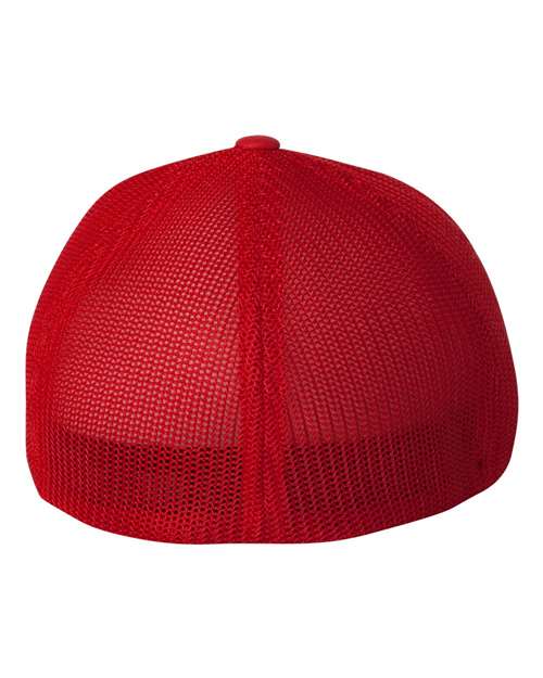 Trucker Cap - Red - Image 3