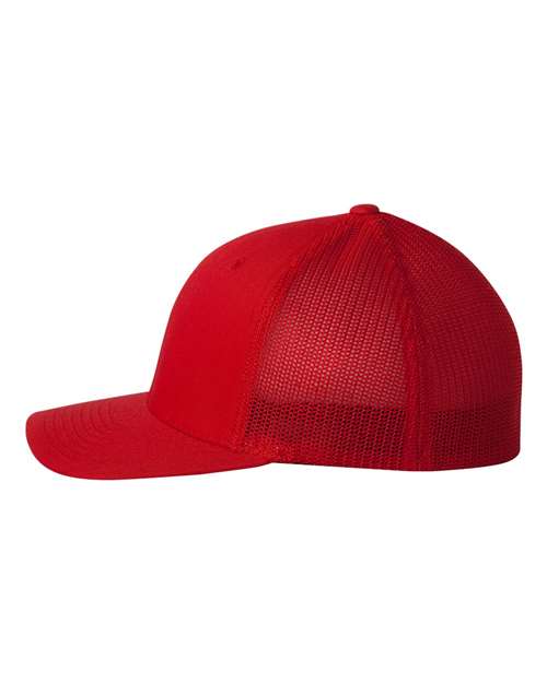 Trucker Cap - Red - Image 2