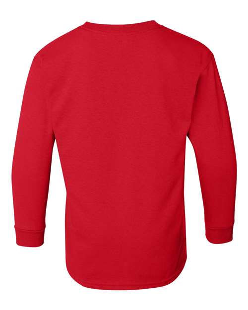 Youth Heavy Cotton™ Long Sleeve T-Shirt - Image 9