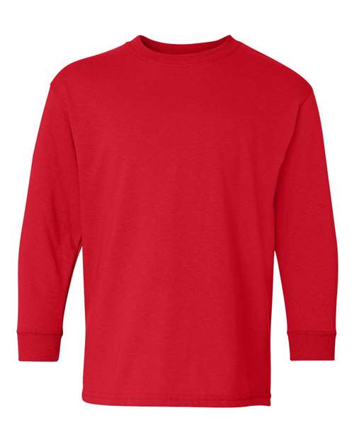 Youth Heavy Cotton™ Long Sleeve T-Shirt - Image 7