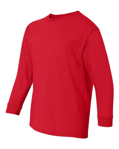 Youth Heavy Cotton™ Long Sleeve T-Shirt - Image 8
