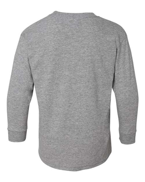 Youth Heavy Cotton™ Long Sleeve T-Shirt - Image 16