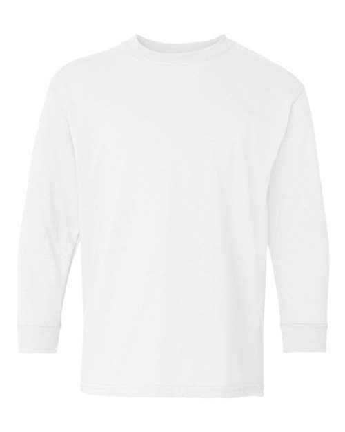 Youth Heavy Cotton™ Long Sleeve T-Shirt - Image 17