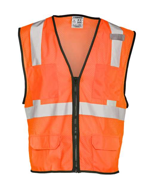 Unisex Economy Mesh 6-Pocket Vest - Image 4