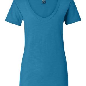 Women's V-Neck Slub T-Shirt