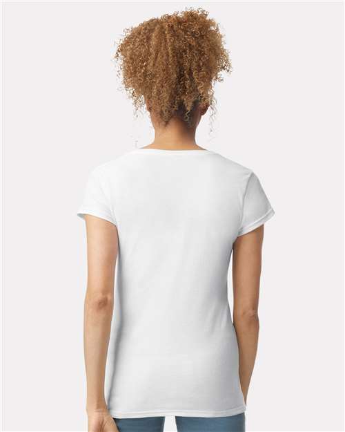 Women's Softstyle® V-Neck T-Shirt - Image 39