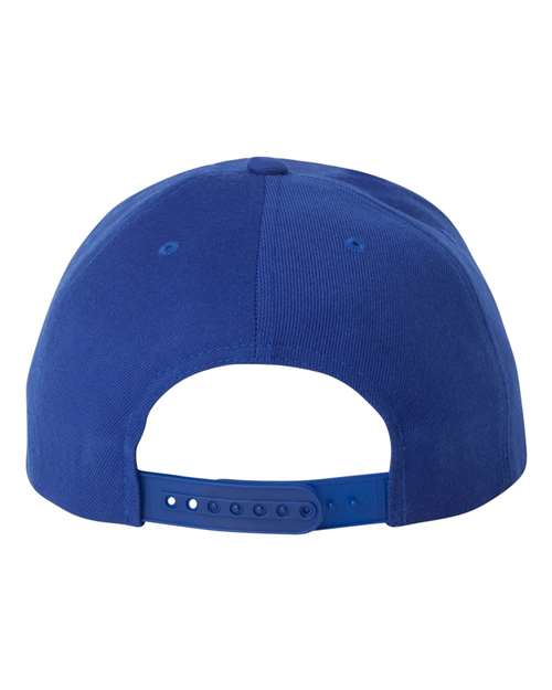 Premium Flat Bill Snapback Cap - Royal Blue - Image 2