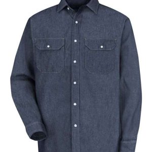 Men's Deluxe Denim Long Sleeve Shirt