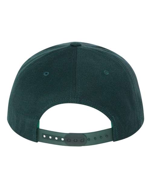 Premium Flat Bill Snapback Cap - Spruce - Image 2