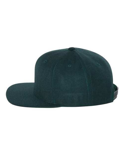 Premium Flat Bill Snapback Cap - Spruce - Image 3