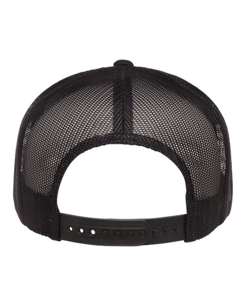 Five-Panel Classic Trucker Cap - Black - Image 2