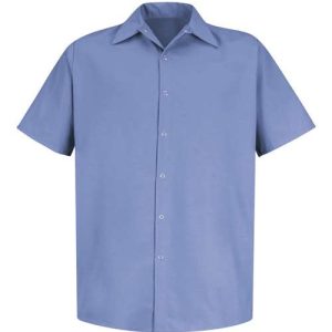 Men's Specialized Short Sleeve Pocketless Work Shirt