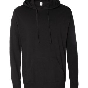 Unisex Lightweight Hooded Pullover T-Shirt