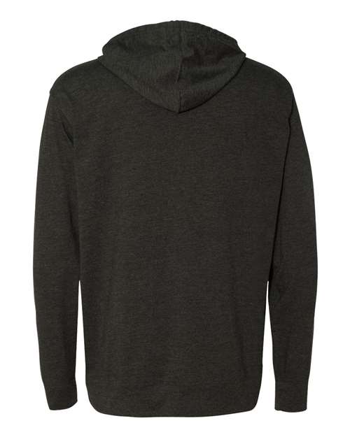 Unisex Lightweight Hooded Pullover T-Shirt - Image 9