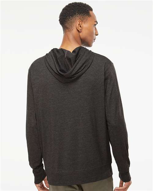 Unisex Lightweight Hooded Pullover T-Shirt - Image 12