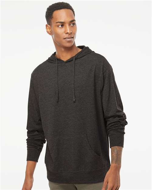 Unisex Lightweight Hooded Pullover T-Shirt - Image 10