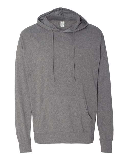 Unisex Lightweight Hooded Pullover T-Shirt - Image 19