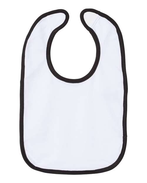 Infant Contrast Trim Premium Jersey Bib - Image 14