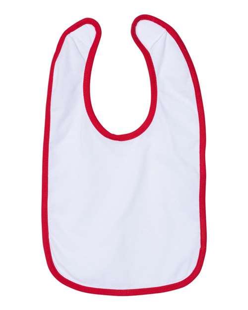 Infant Contrast Trim Premium Jersey Bib - Image 25