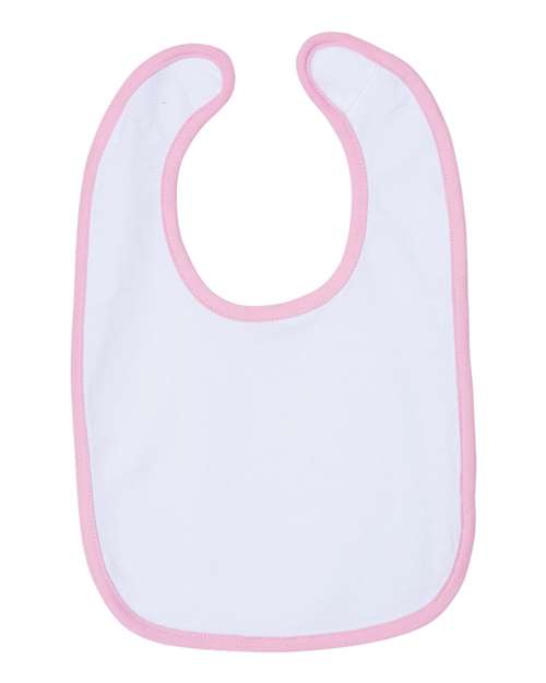 Infant Contrast Trim Premium Jersey Bib - Image 23