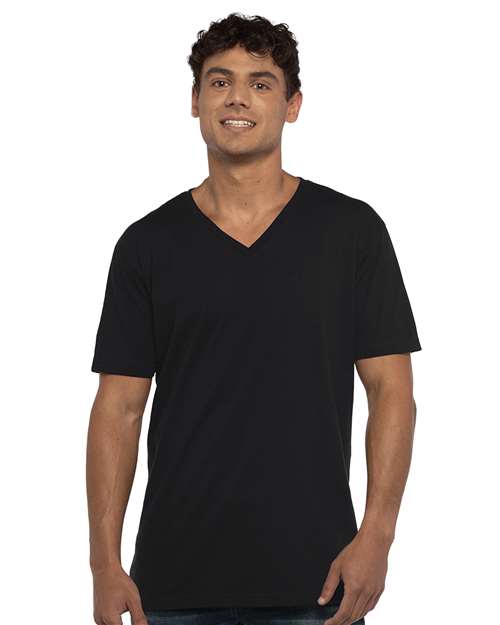 Unisex Cotton V-Neck T-Shirt - Image 4