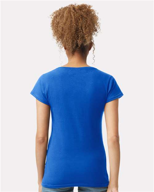 Women's Softstyle® V-Neck T-Shirt - Image 30
