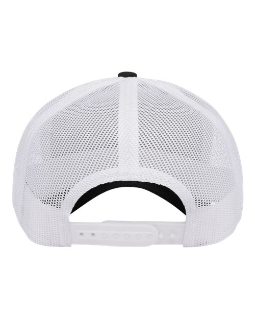 Retro Trucker Cap - Black/ White - Image 2