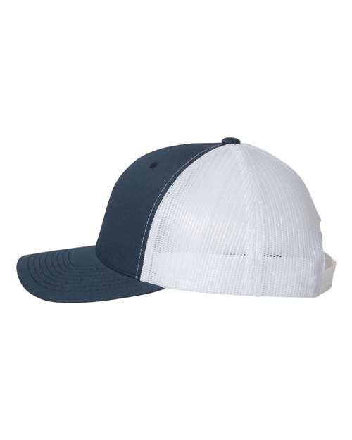 Retro Trucker Cap - Navy/ White - Image 3