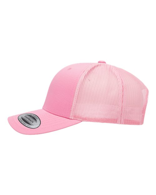 Retro Trucker Cap - Pink - Image 3