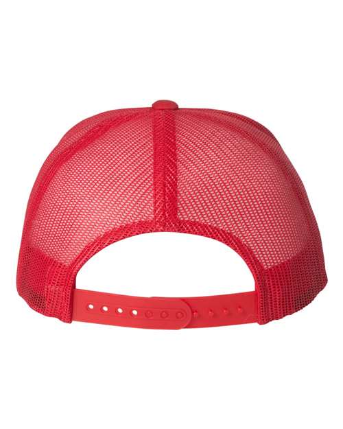 Retro Trucker Cap - Red - Image 2