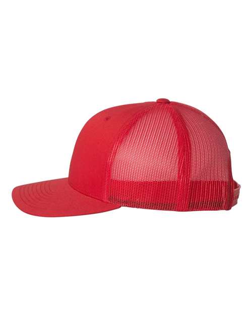 Retro Trucker Cap - Red - Image 3