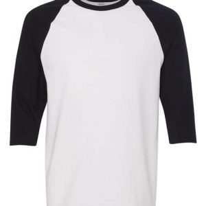 Unisex Heavy Cotton™ Raglan Three-Quarter Sleeve T-Shirt