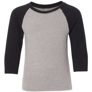 Youth CVC Three-Quarter Sleeve Raglan T-Shirt