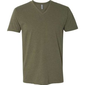 Men's CVC V-Neck T-Shirt