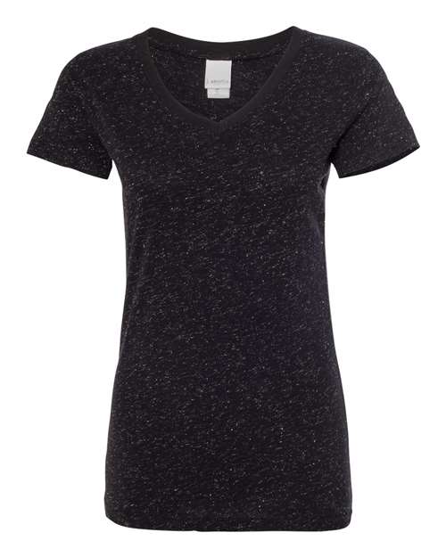 Women’s Glitter V-Neck T-Shirt - Image 4