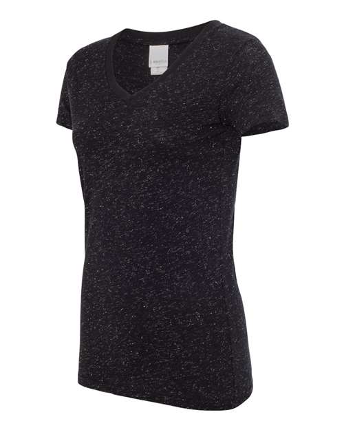 Women’s Glitter V-Neck T-Shirt - Image 5