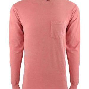 Unisex Inspired Dye Long Sleeve Pocket T-Shirt
