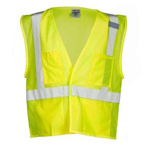 Unisex 4 Pocket Hook-and-Loop Mesh Vest