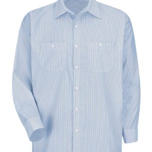 Men's Tall Industrial Stripe Work Shirt
